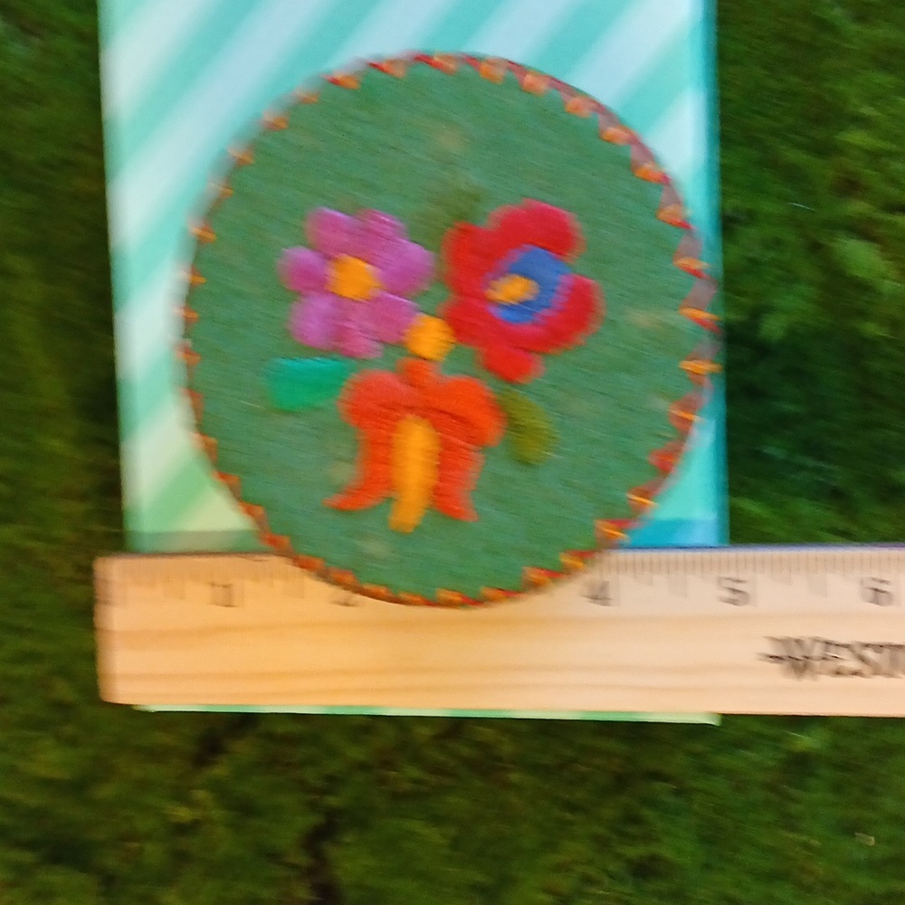 Embroidered Trinket Box - Picture 12 of 14